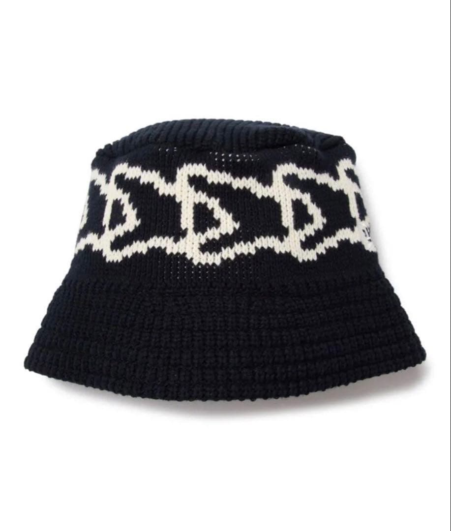 ニットバケット Knit Bucket フラッグ ブラック　ニューエラ M/L
