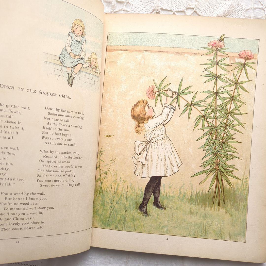 超稀少1888初版本 アンティーク絵本 洋書 児童書 ヴィクトリアン ヴンテージ