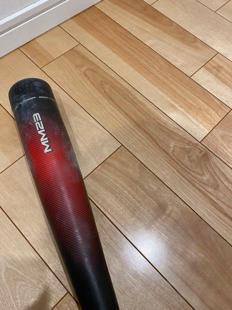 MIZUNO MM23 83センチ軟式バット 黒赤