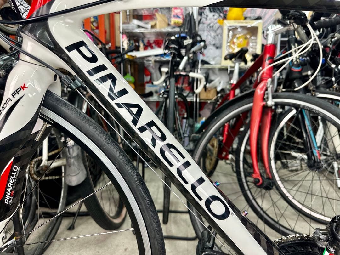 PINARELLO FP3フルカーボン全バラから製作！基本分解発送送料無料！