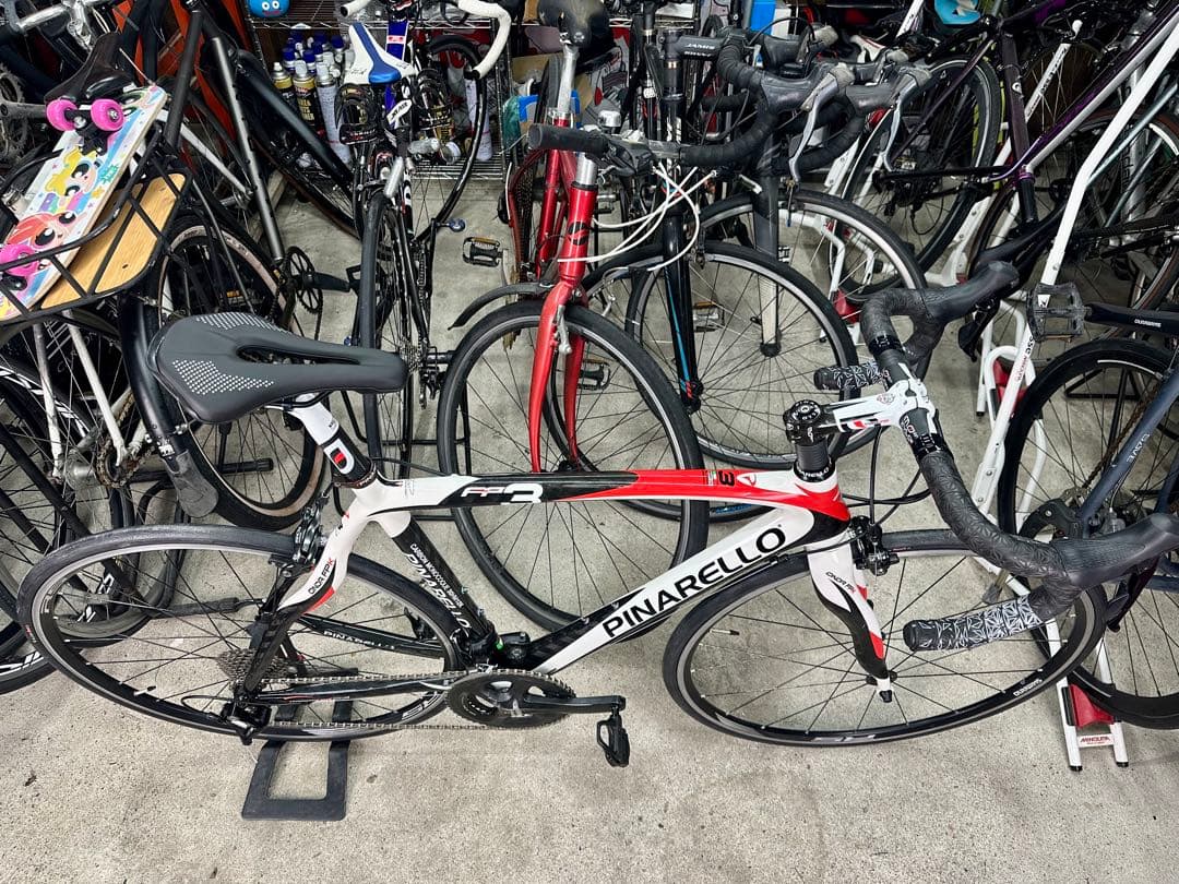 PINARELLO FP3フルカーボン全バラから製作！基本分解発送送料無料！
