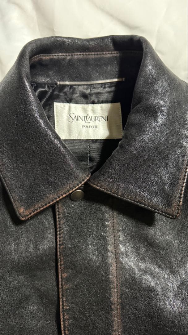 米津玄師着用　SAINT LAURENT サンローラン　レザージャケット