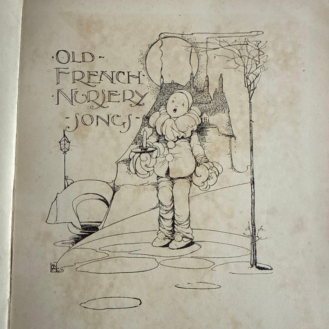 稀少フランス楽譜絵本アンティーク洋書イギリス古書ジャンクジャーナル児童書