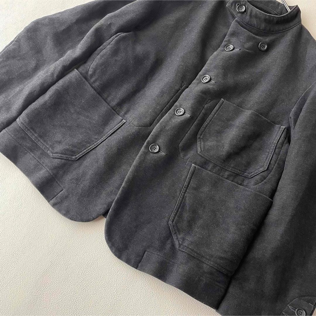5497【美品】45R　フランネルの908オール スタンドカラージャケット