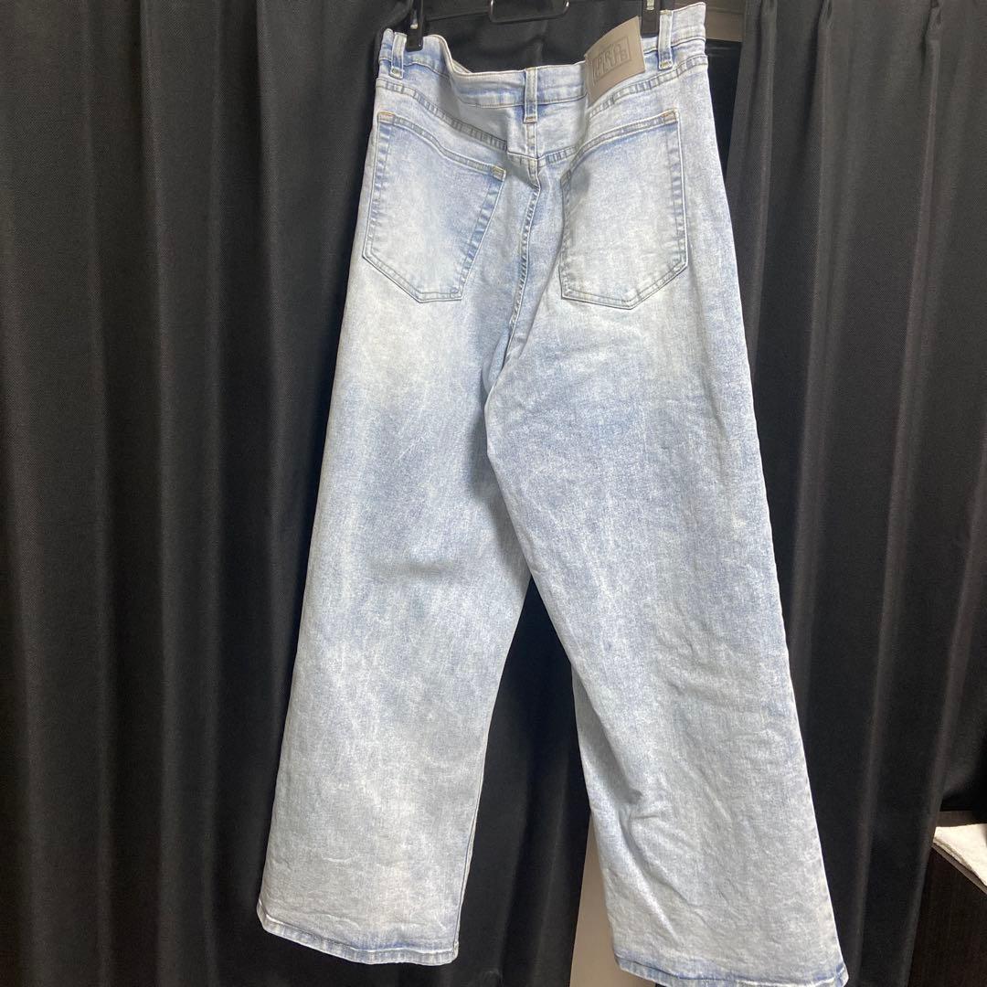PRO CLUB ワイドレッグデニムパンツ