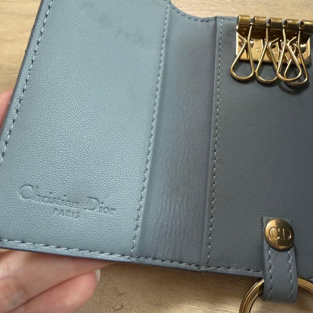 Dior ディオール キーケース カナージュラムスキン
