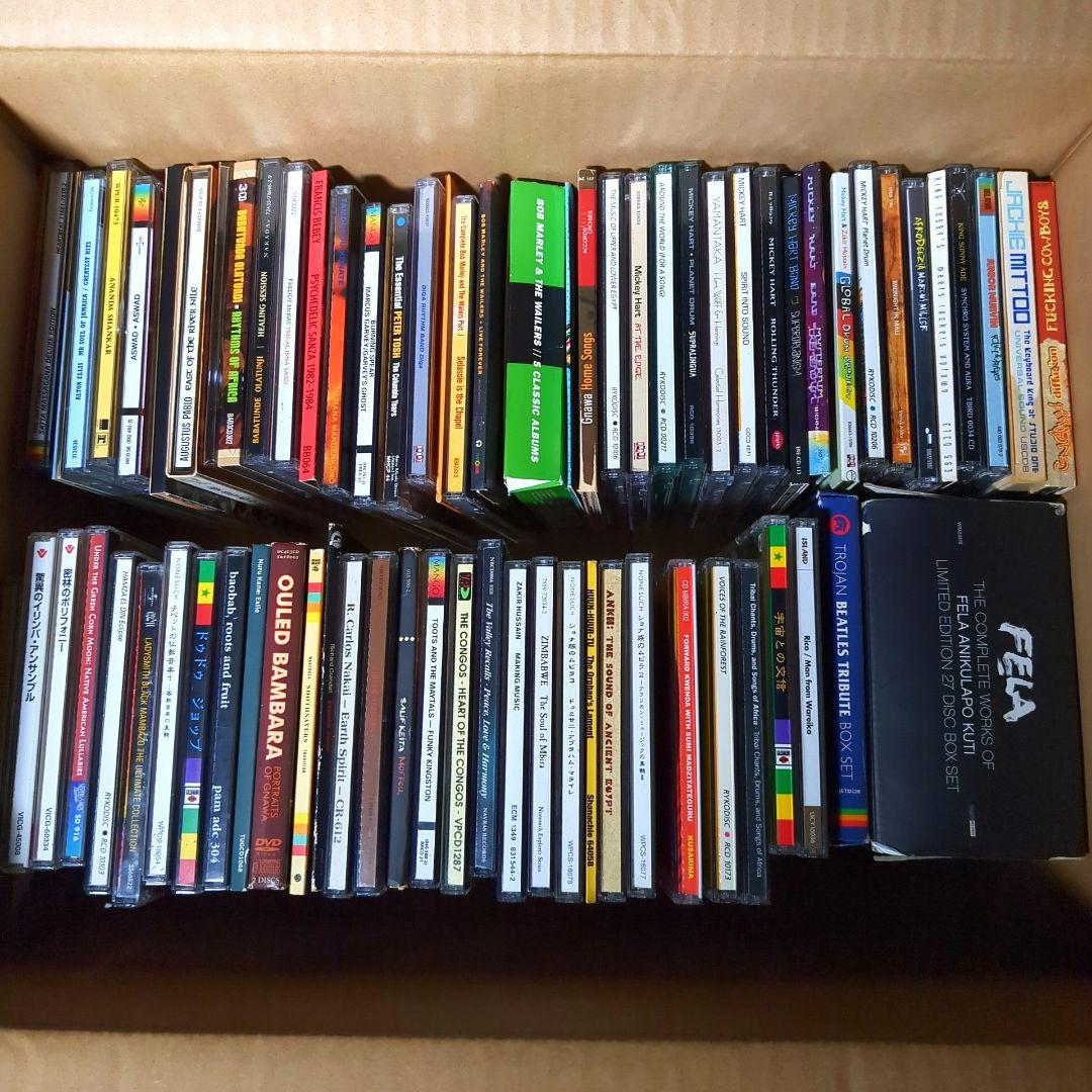 段ボール一箱分！ワールドミュージックCDセット