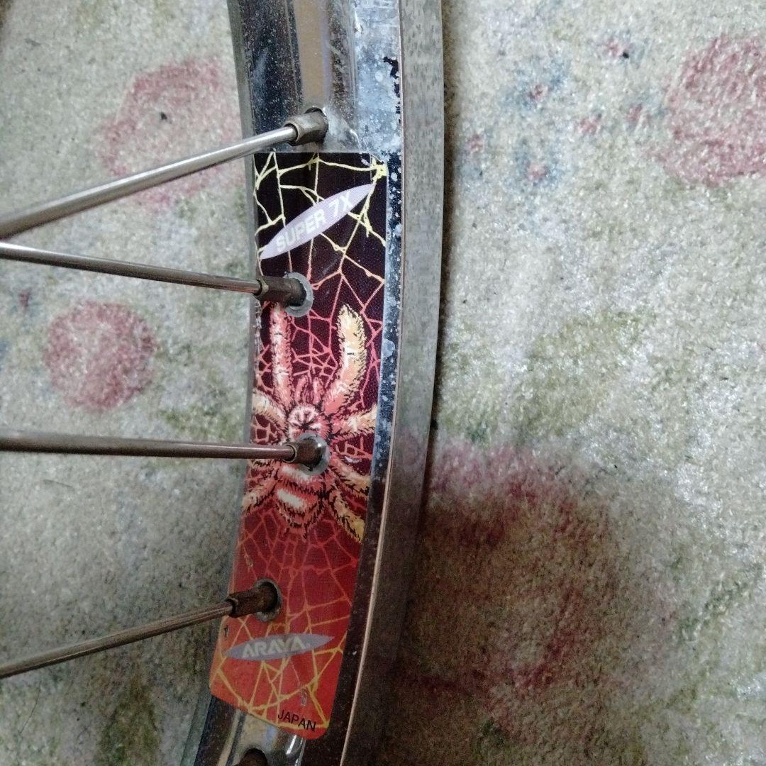 BMX　手組みホイール前後セット　絶版品TNTリボルバーハブ　オールドBMX他