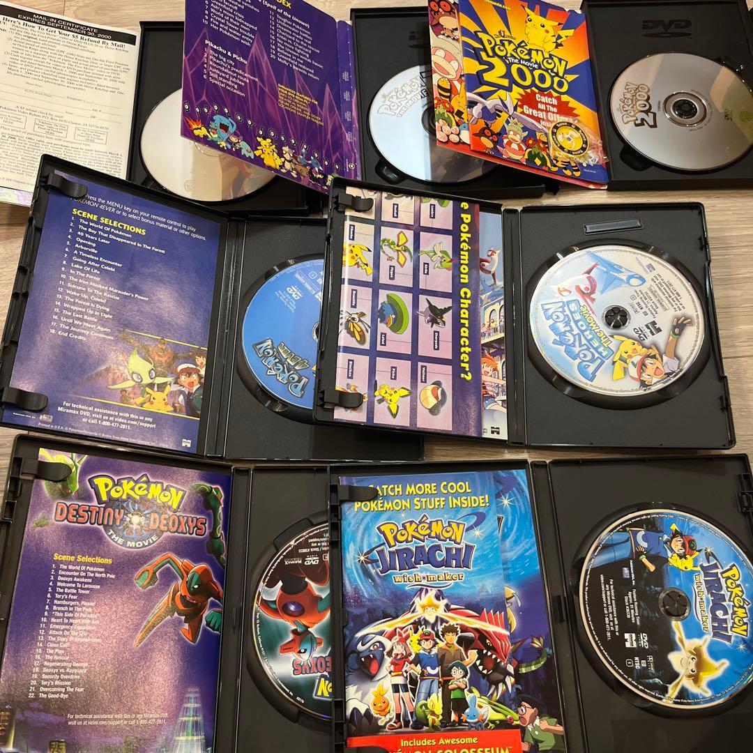 DVD 劇場版 ポケットモンスター 7作セット 北米　リージョン1