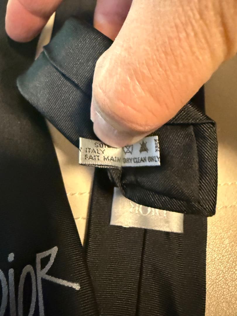 極美品Dior 2本セット売/高級シルク/即完売品/蜂/ロゴ　Dior銀座店購入