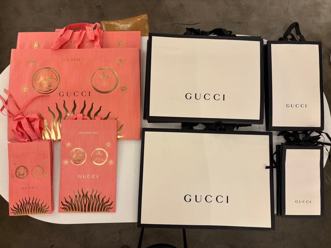 GUCCI ショップ袋 空箱　計30点以上　※引き取り限定(東京都台東区)