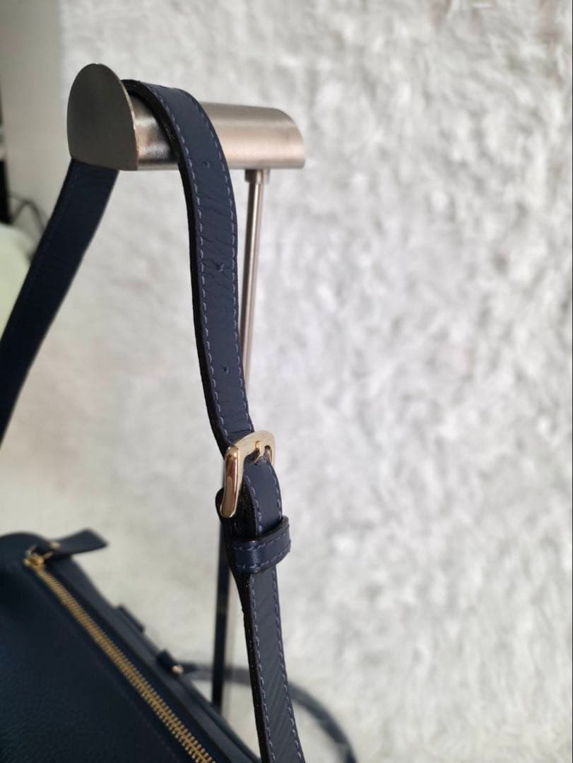 キプリス VolVie バギーバッグ 牛革 ネイビー 2WAY新品 日本製 撥水