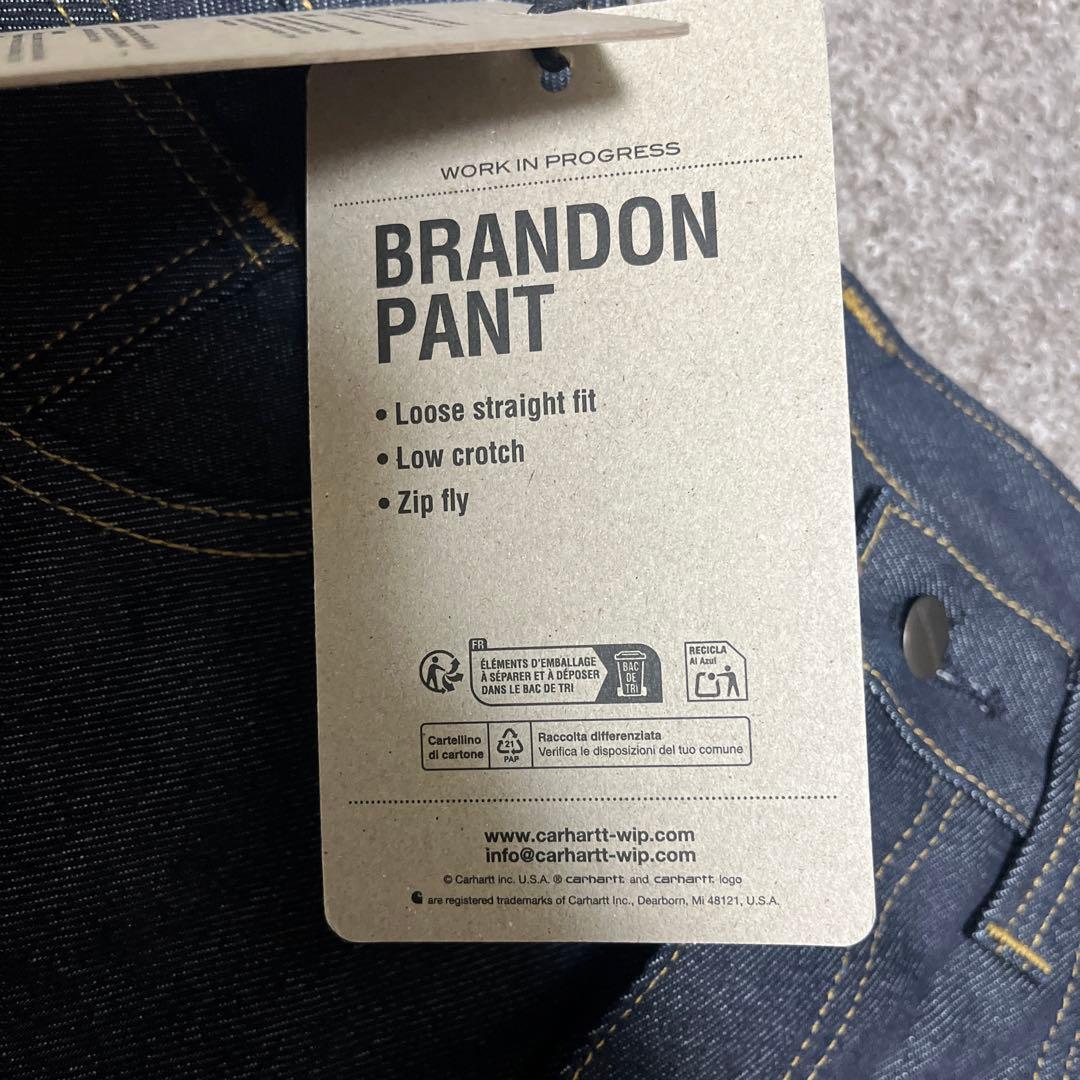 パンツ Carhartt Brandon Pant Blue Rigid S
