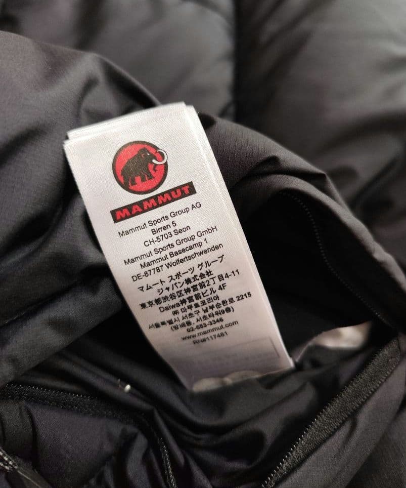 MAMMUT マムートダウンベスト Whitehorn In Vest 黒 S