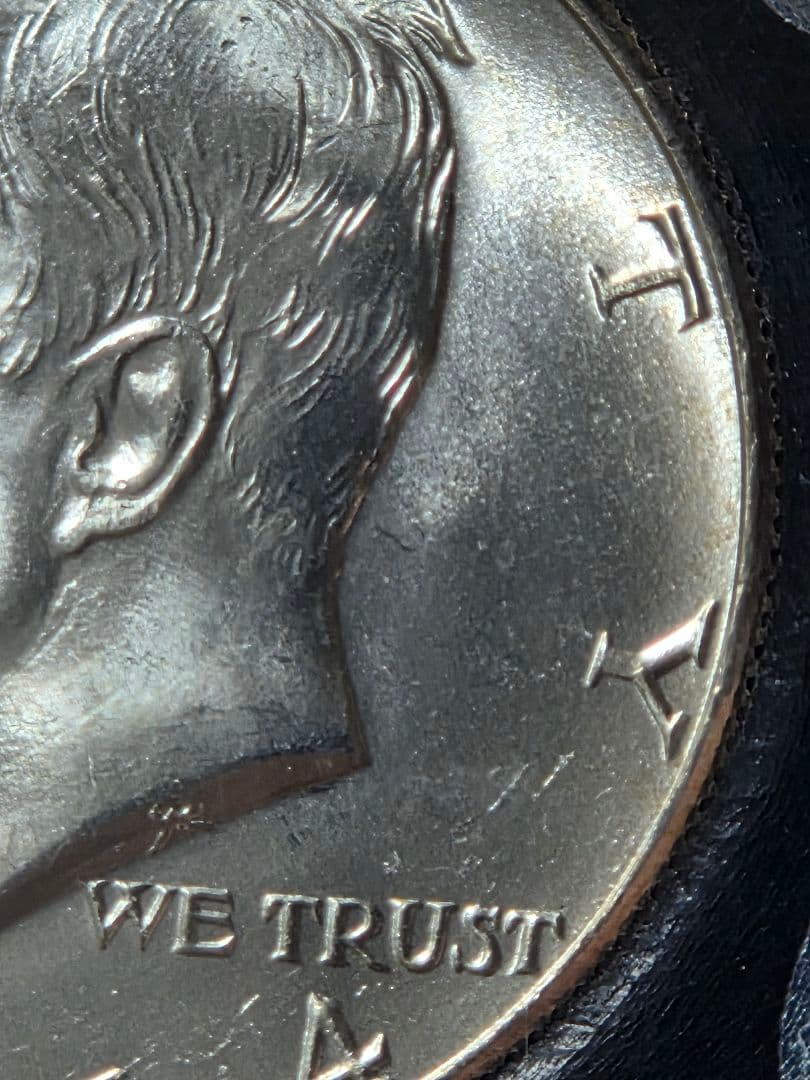 アメリカ合衆国　ケネディ大統領　ハーフダラー銀貨　1964 D　No.2
