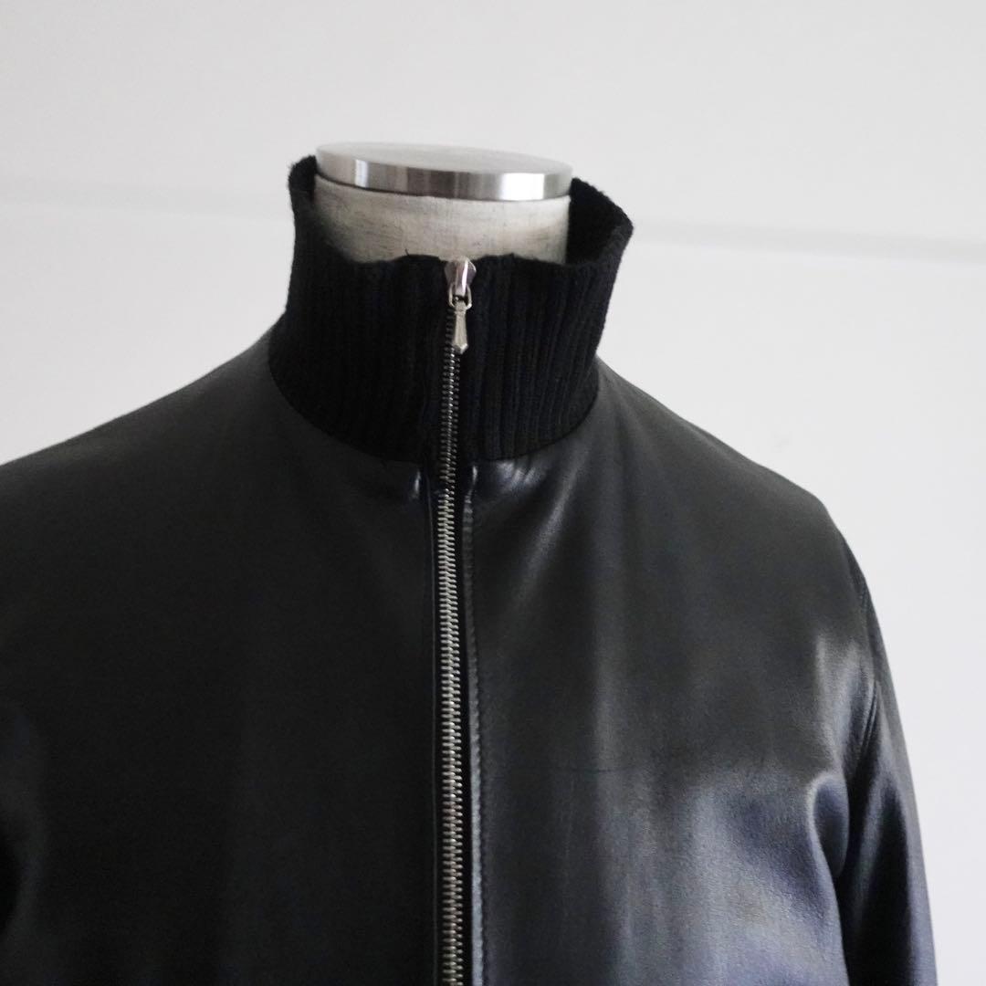 ジャケット・アウター 1980s 90s ROOTS Black Leather Zip Jacket