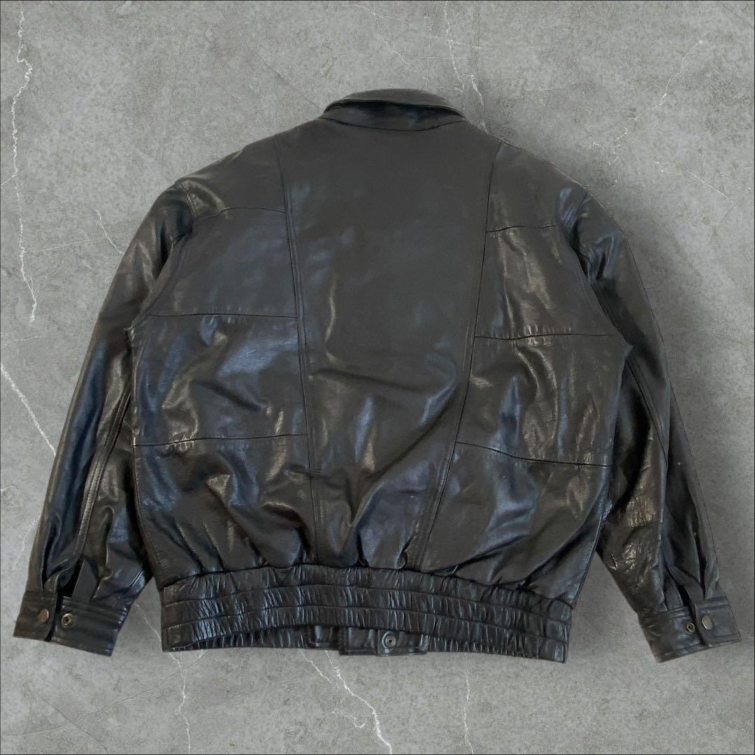 80s Valentino real leather jaket ヴァレンティノ