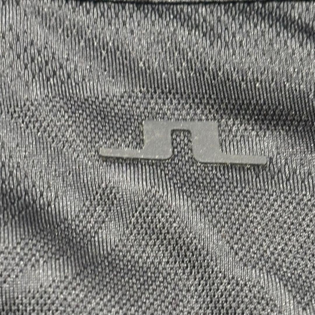 【美品】J.LINDEBERG J.リンドバーグ 半袖ポロシャツ ネイビー L