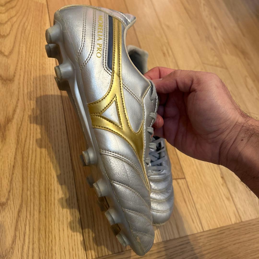 Mizuno Morelia 2 Pro シルバー/ゴールド 27.5cm
