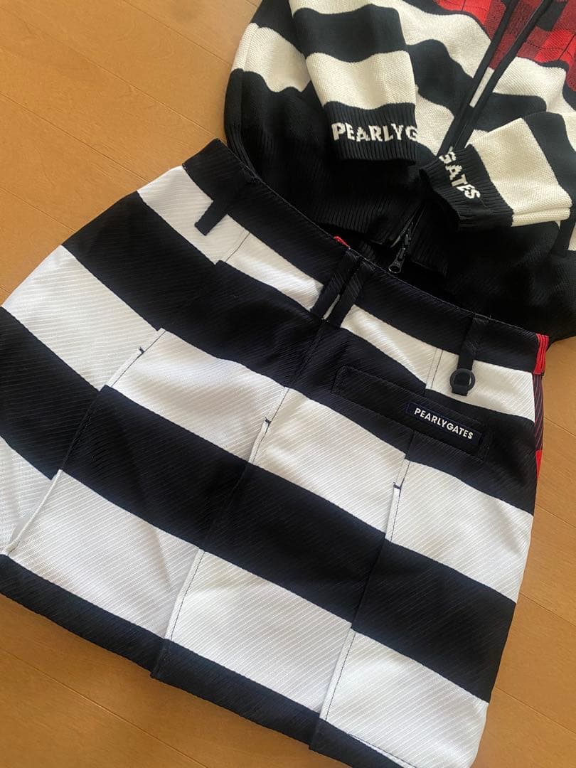 【新品未使用】PEARLY GATES チェック柄　秋冬　レディース0 日本製