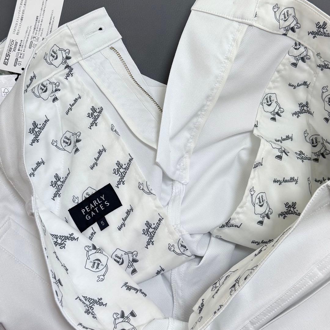 新品未使用✨2025年モデル PEARLY GATES ショートパンツ 白 L