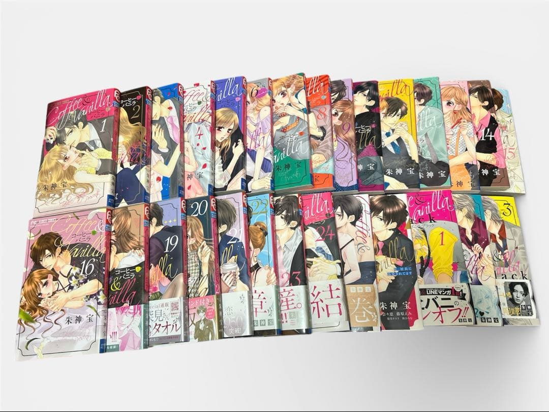 コーヒーアンドバニラ全巻セット+特典フィギュア コーヒーアンドブラック1~3
