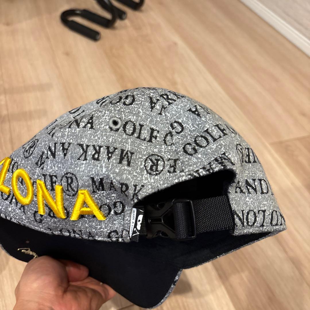 MARK & LONA キャップ グレー FREEサイズ　マークアンドロナ