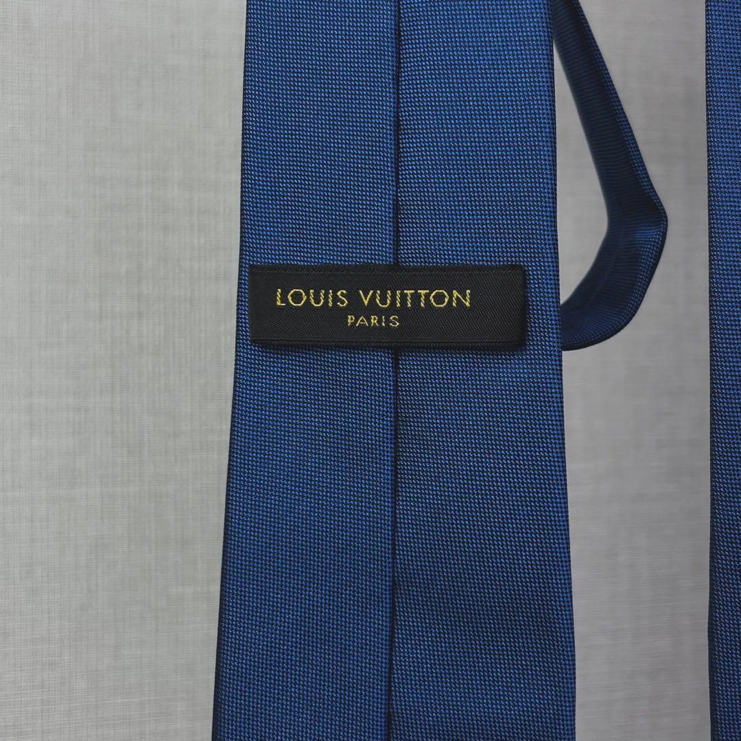 Louis Vuitton ブルー ネクタイ