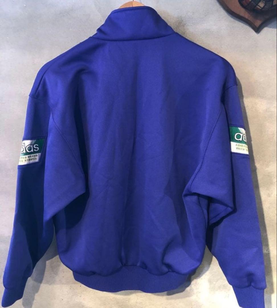 【90S old adidas】トレフォイル刺繍デサント製セットアップ売Mサイズ
