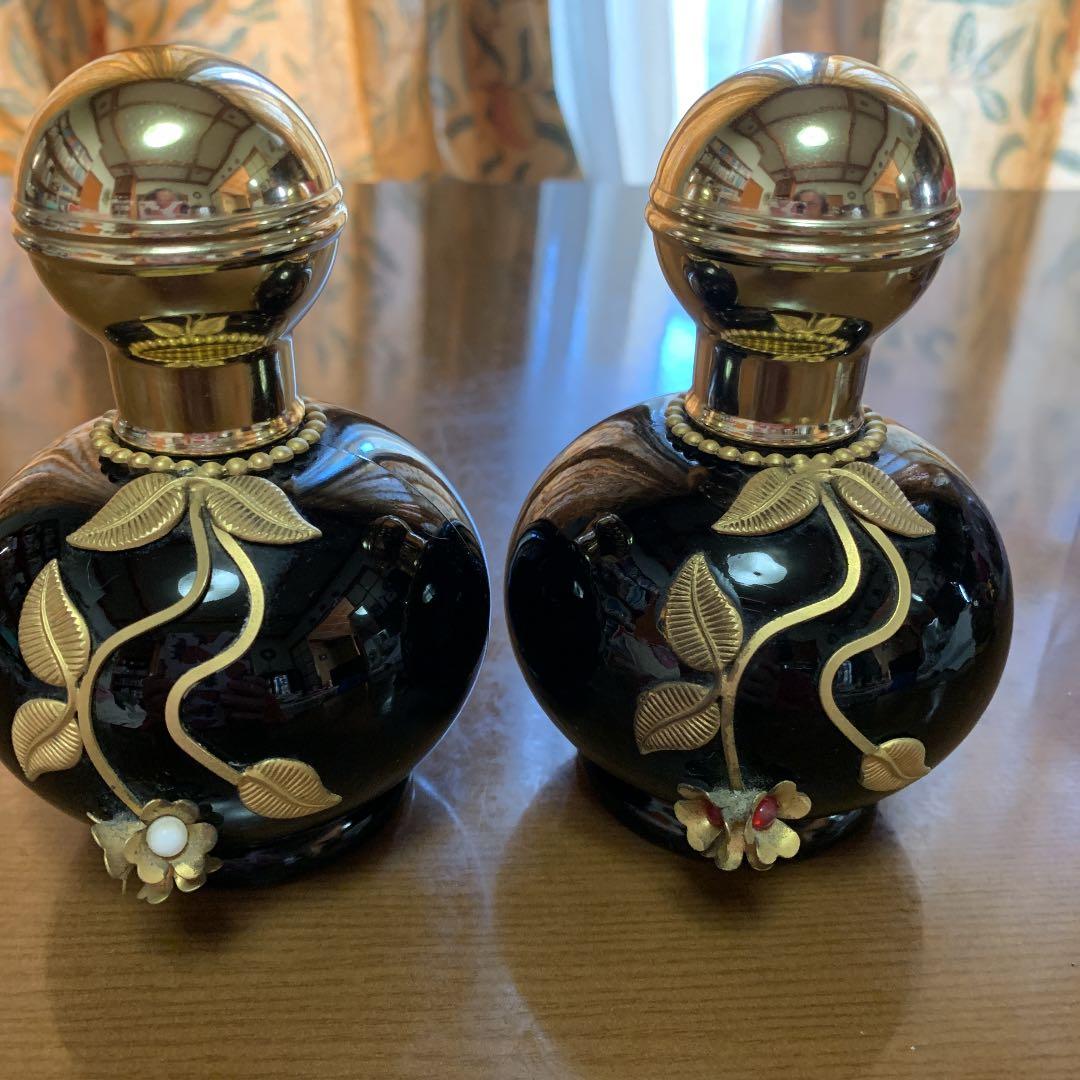 フランス香水入れ×2  グラスボール×2