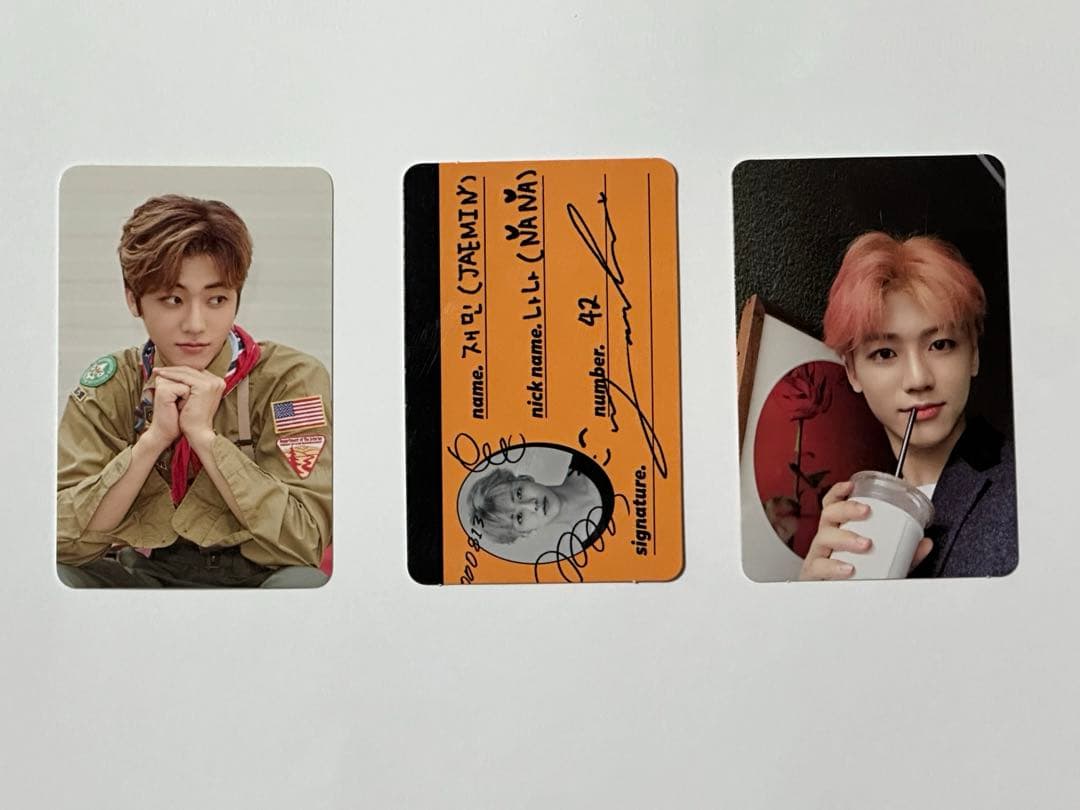 nct dream ジェミン　トレカセット
