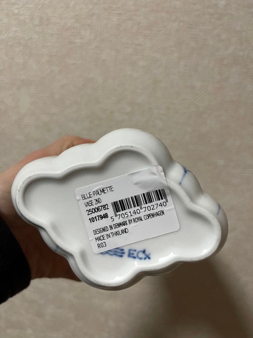 ロイヤルコペンハーゲン　ブルーパルメッテ　ベース　未使用品