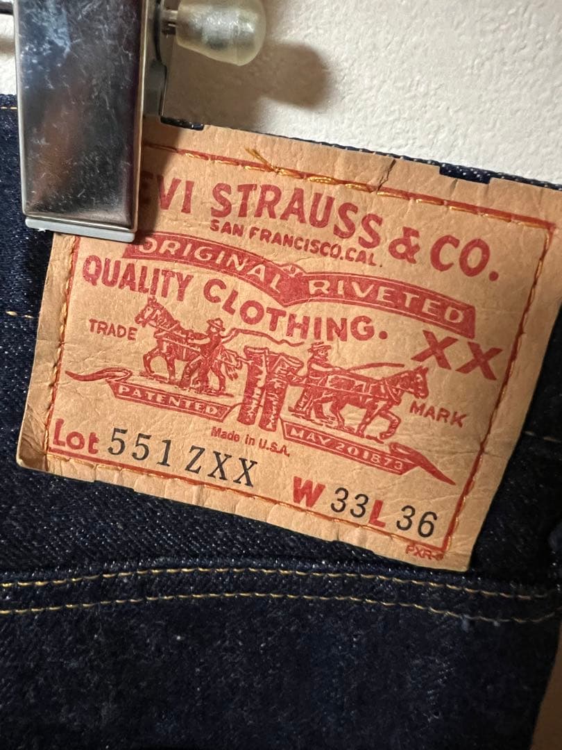 [美品] リーバイス551ZXX バレンシア工場　W33xL36 90s'