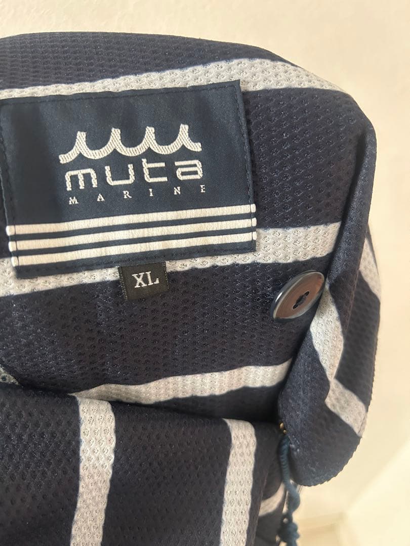 新品　muta marine ジャケット　ネイビー　定価39000円　XL