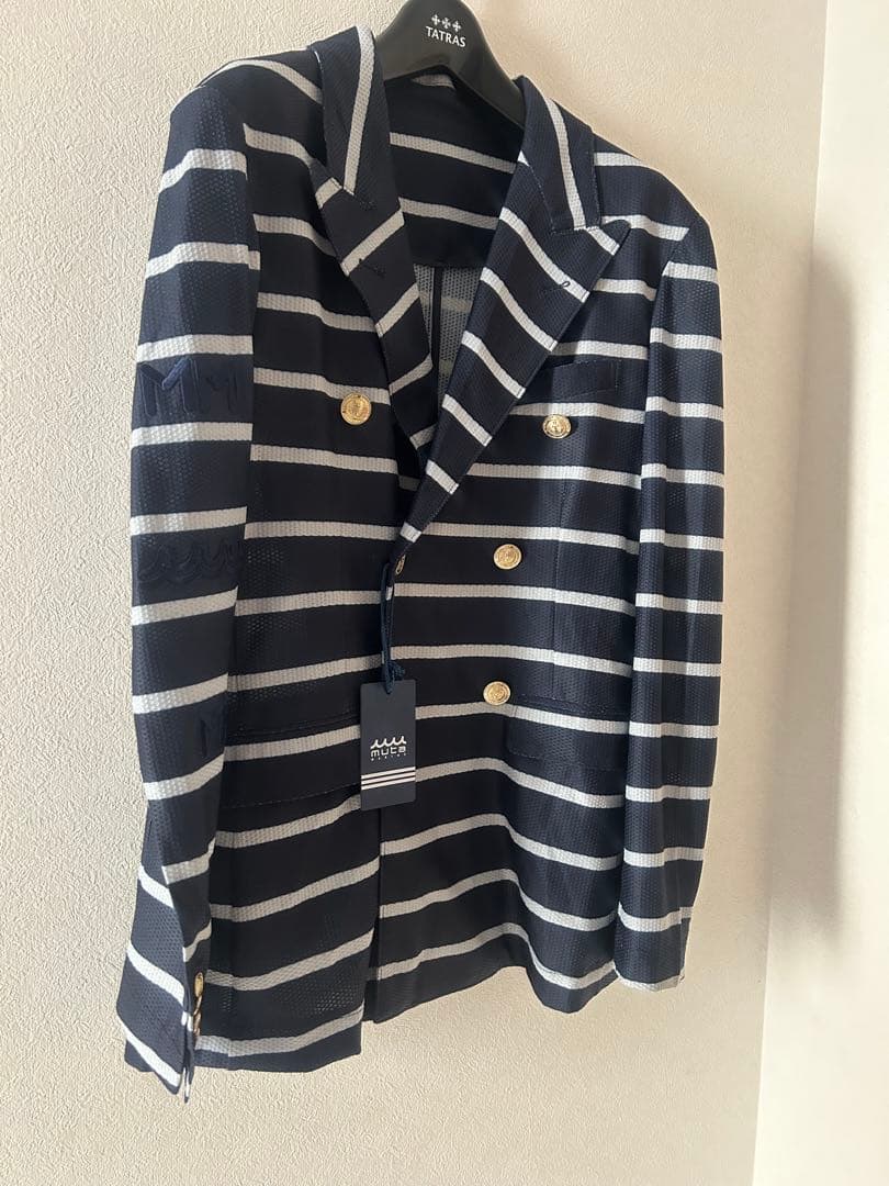 新品　muta marine ジャケット　ネイビー　定価39000円　XL