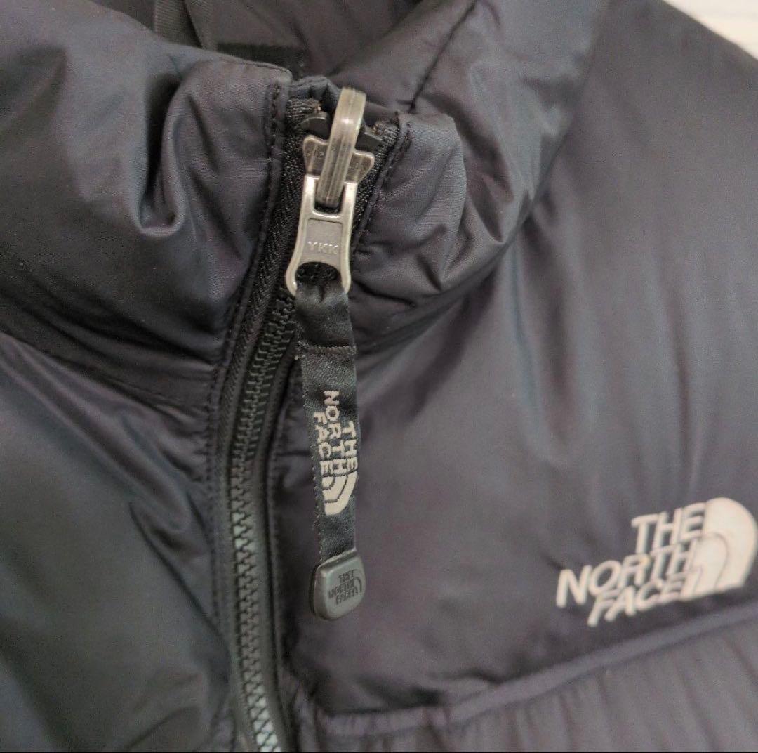 XL 美品 センターロゴ NORTH FACE ヌプシ ダウンベスト 黒 ノース