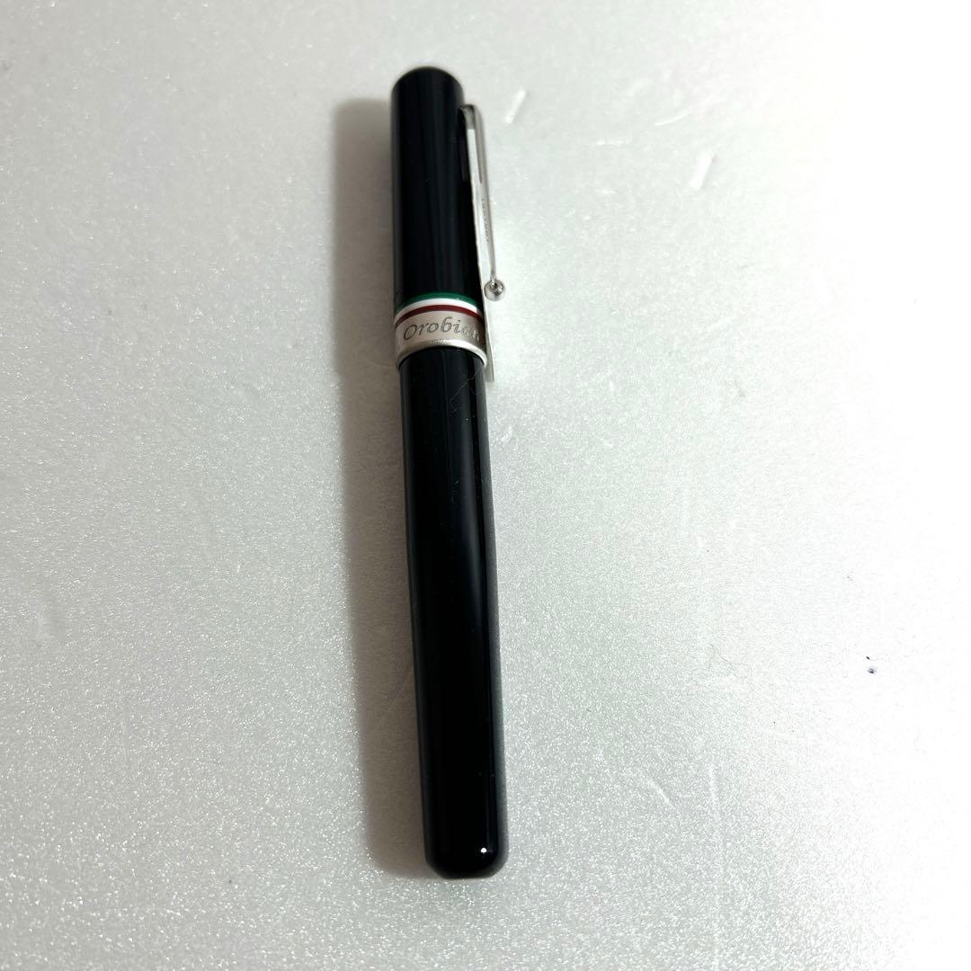 新品未使用 オロビアンコ ルニーク × デルタ コラボ 万年筆 ブラック 字幅F