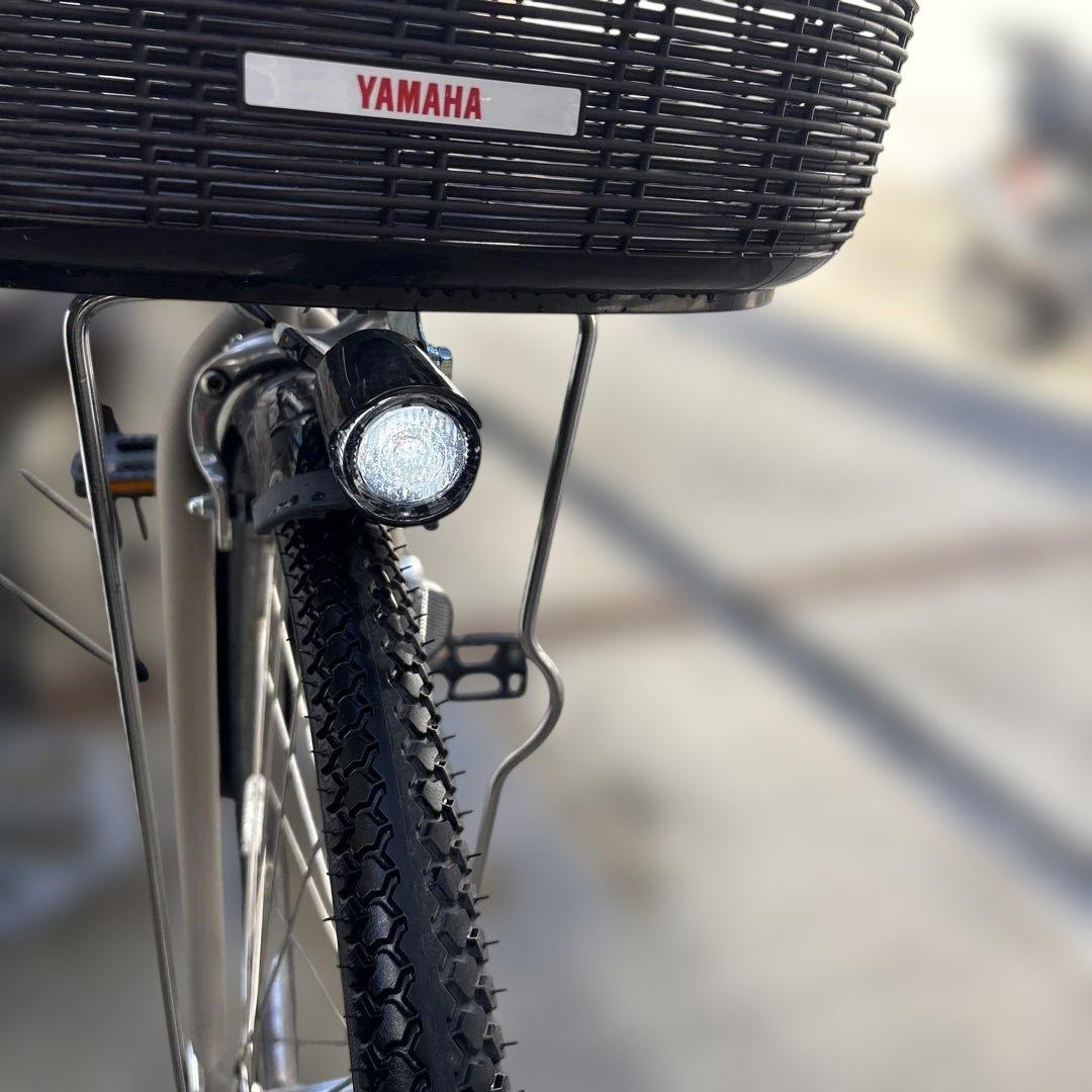 YAMAHA PASwith電動アシスト自転車 前面バスケット付き美品
