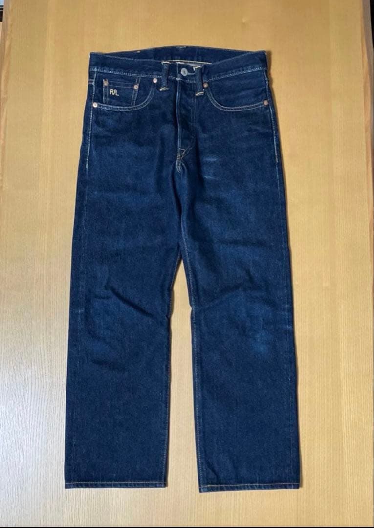 RRL ストレートレッグ　29×30 セルビッチデニム
