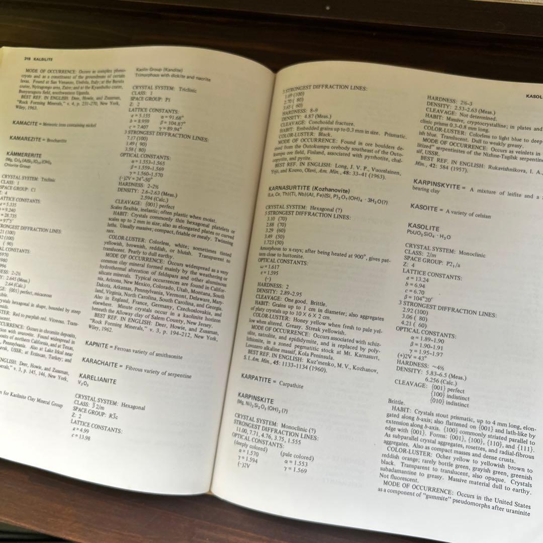 洋書 encylopedia of minerals