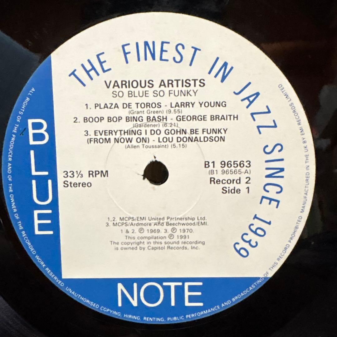 洋楽 SO BLUE: SO FUNKY LP