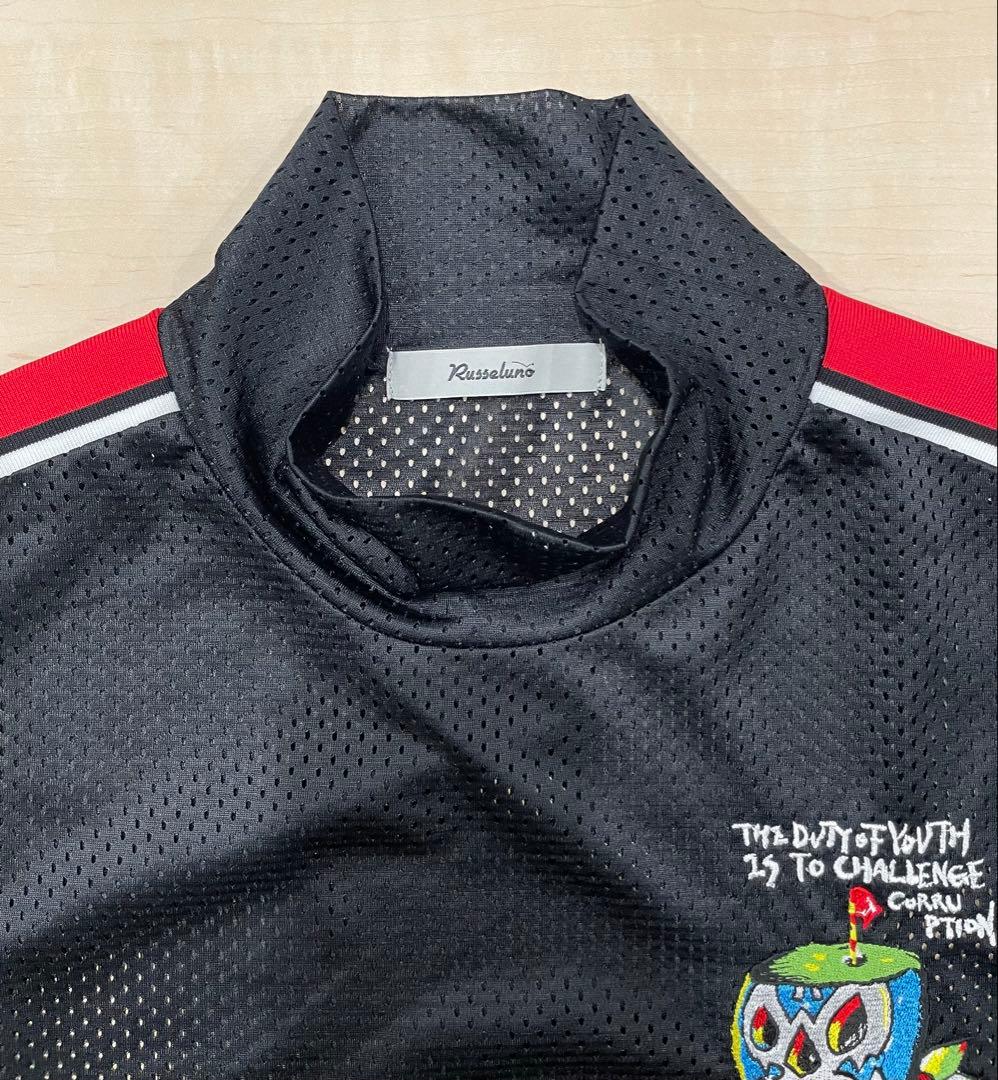 Russeluno ラッセルノ MESH BIG HIGHTNECK TEE