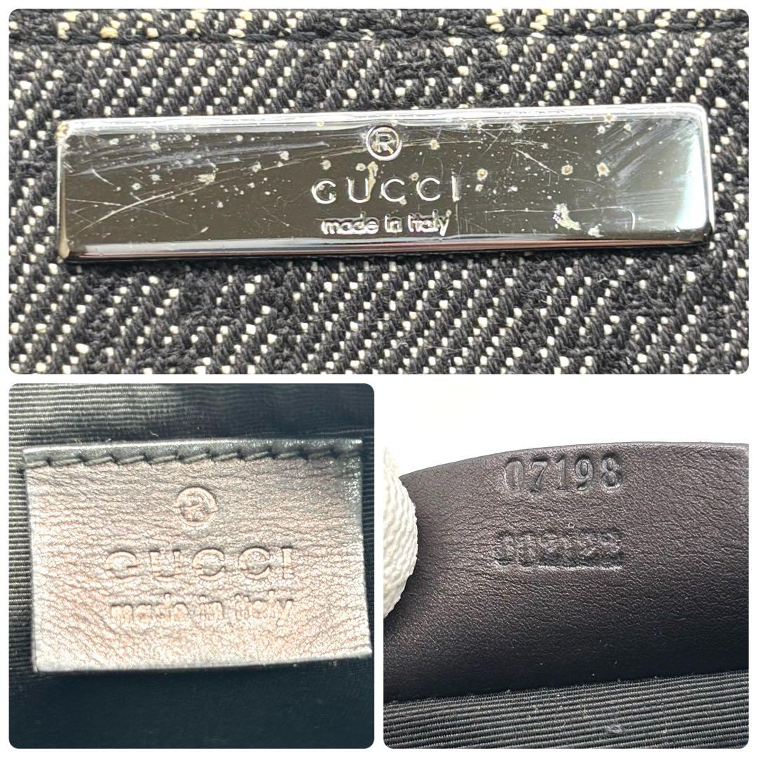美品　GUCCI　グッチ 　アクセサリーポーチ　ミニバッグ GG　肩掛け