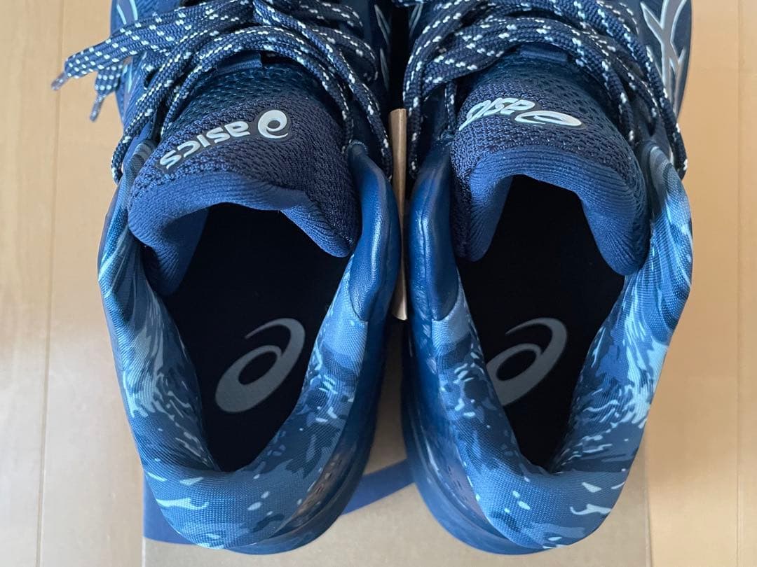【新品未使用】ASICS GELBURST 28 ネイビー 25cm 箱 タグ付