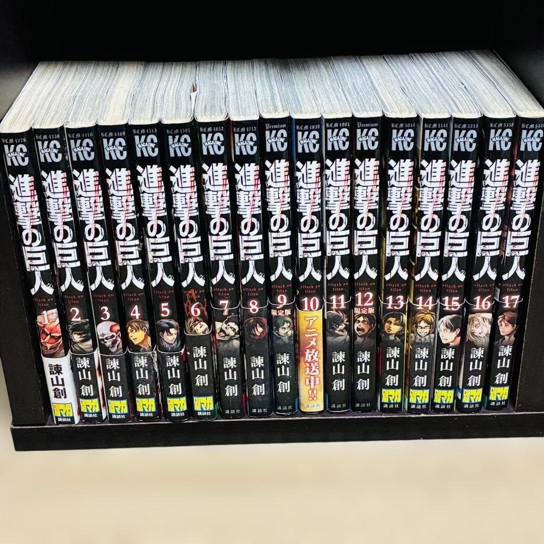 【むーちゃん】進撃の巨人 全巻(1-34巻)＋スピンオフ・特典 計40冊