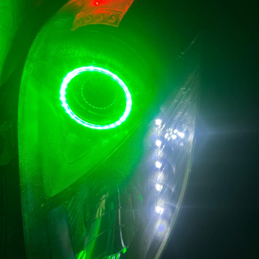 30プリウス ワンオフ 加工ヘッドライト 7色 RGB