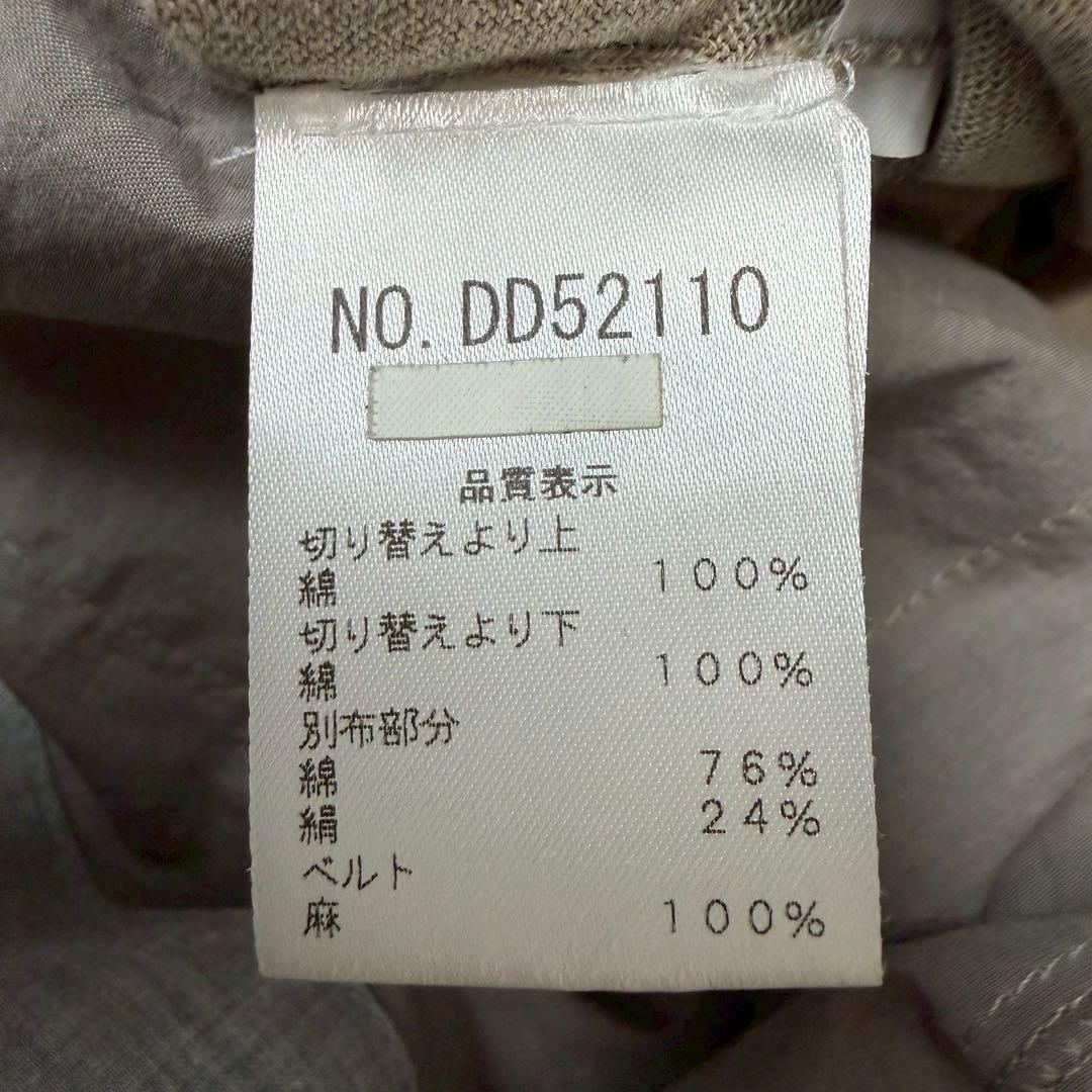 希少✨ブルネロクチネリ コットンシルクリネン ツートンポケットワンピース L相当