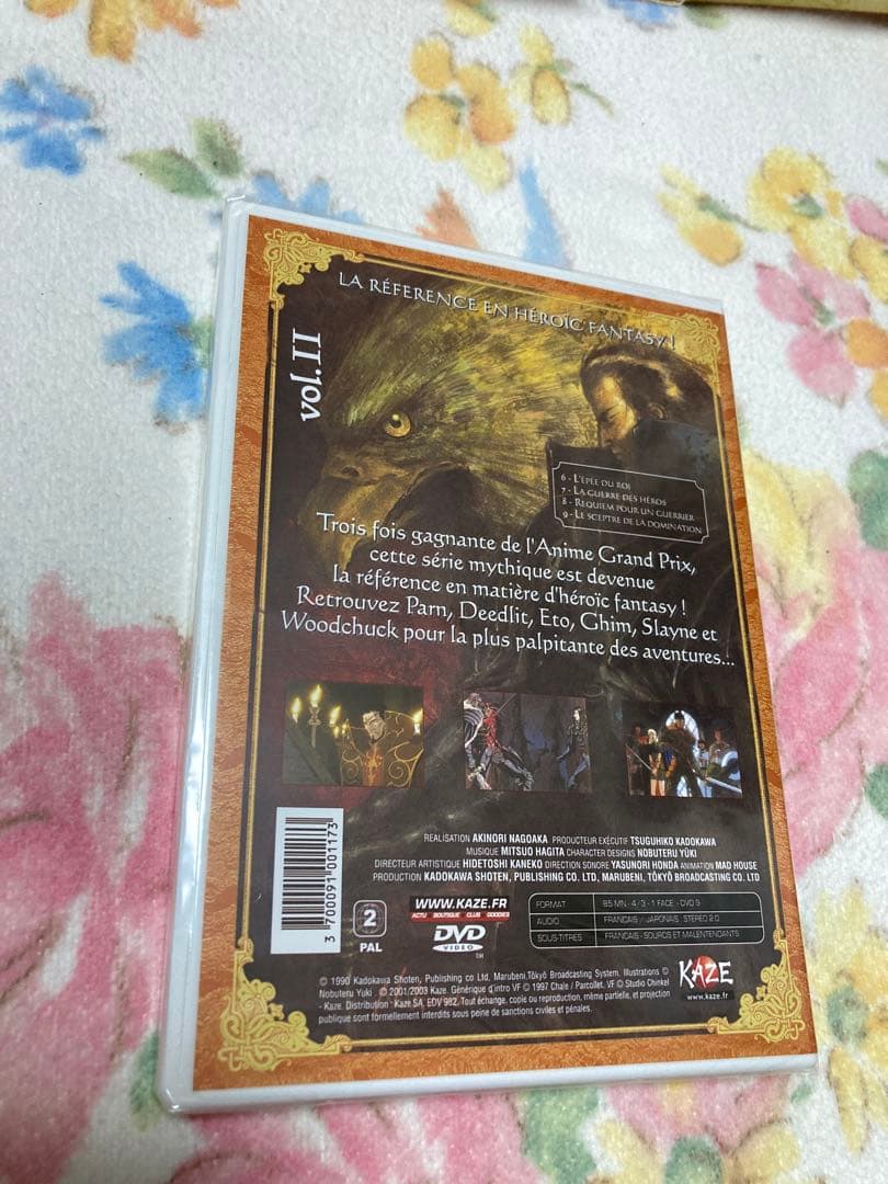 さらに値下げ★ロードス島戦記★海外版★DVD★中古、2つ未開封