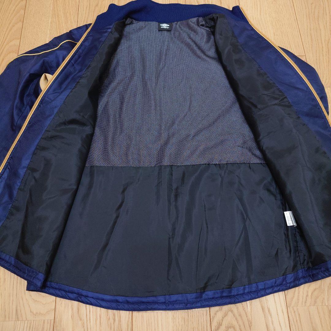 Umbro ネイビー ジャケット パンツセット 上下セット　中綿入りピステ　L