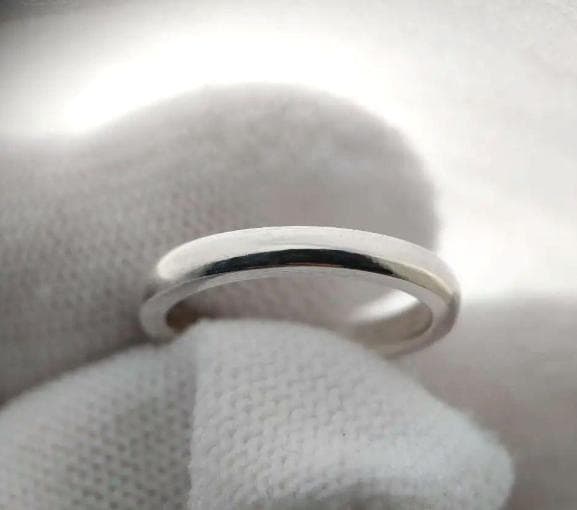 TIFFANY&Co.　エルサ・ペレッティ スタッキングバンド リング　7号